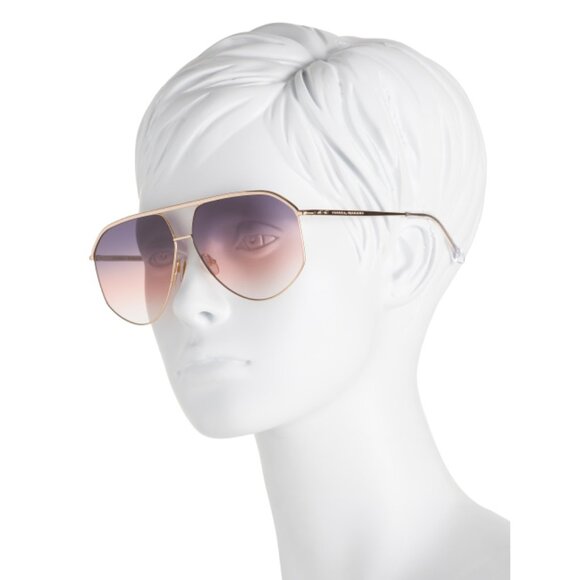 ISABEL MARANT Rose Gold 64mm Aviator Sunglasses - Picture 2 of 2